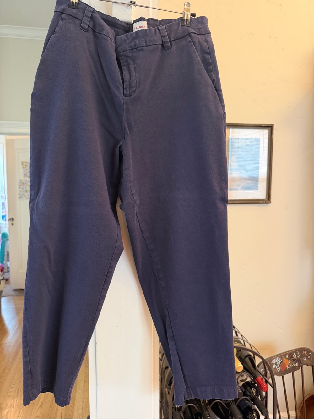 Women's Navy Blue Chino Trousers